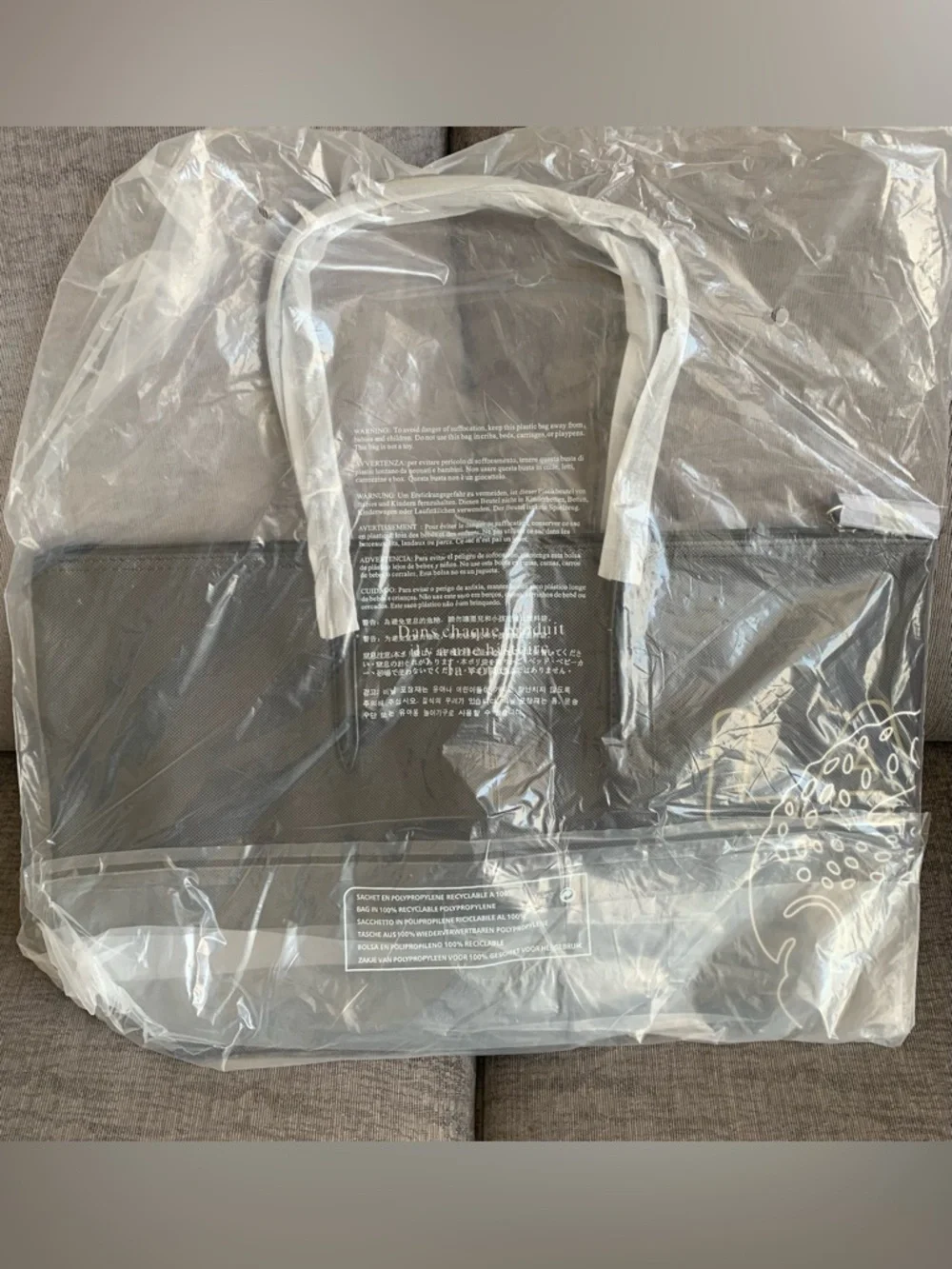 Lacoste L.12.12 Concept Tote handbag Bag purse Croc print NWT - Picture 10 of 10